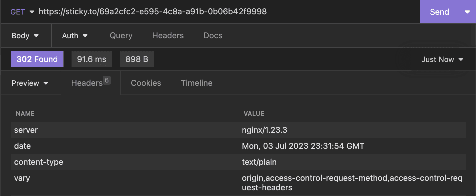 No cookie is set anymore